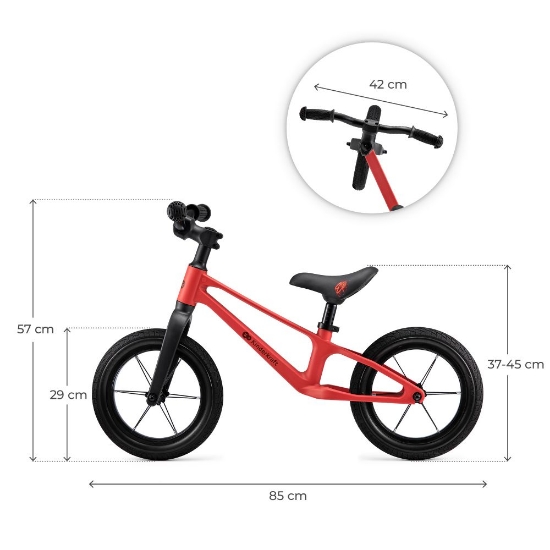 Slika Balans bicikl ETER, Crveni Kinderkraft 