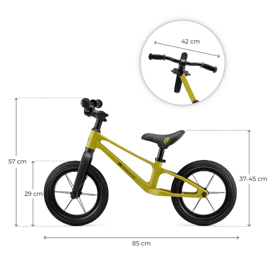 Slika Balans bicikl ETER, Lime Kinderkraft 
