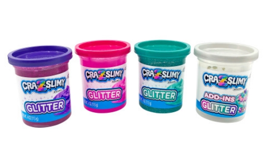 Slika CRAZART slime glitter u kutijici 4 pcs 60021