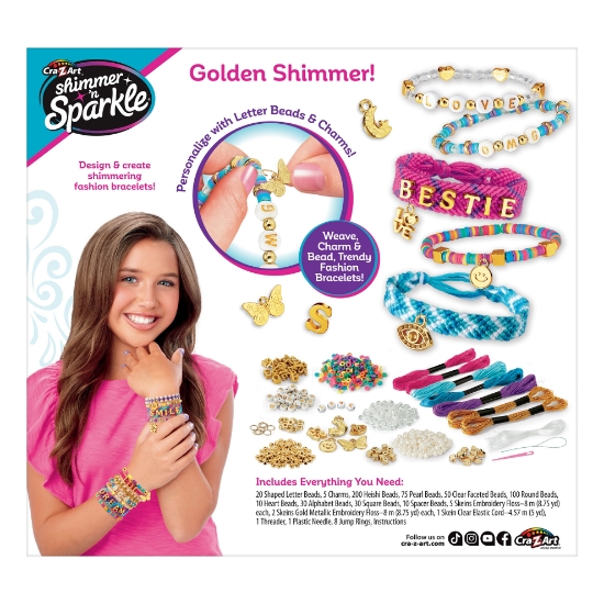 Slika Set za izrradu narukvica prijeteljstva A-Z Fashion Bracelets 65625 CRAZART 