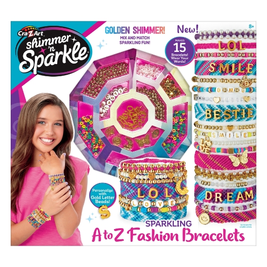 Slika Set za izrradu narukvica prijeteljstva A-Z Fashion Bracelets 65625 CRAZART 