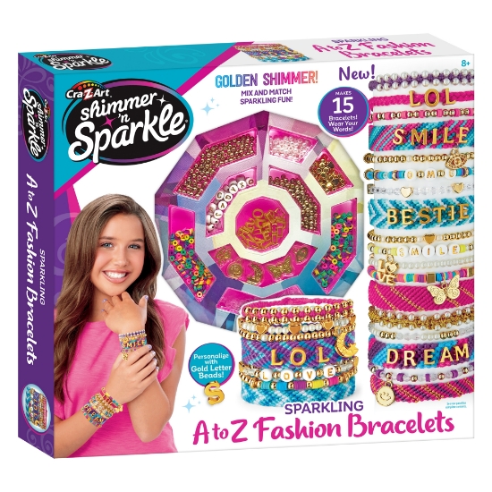 Slika Set za izrradu narukvica prijeteljstva A-Z Fashion Bracelets 65625 CRAZART 