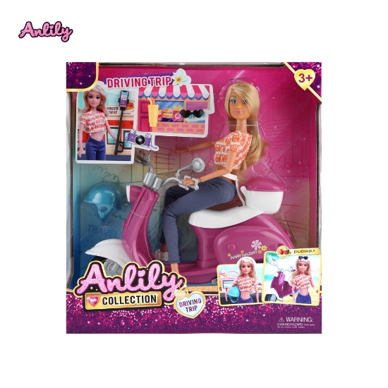Slika Lutka na skuteru s dodacima 7213932 MASEN TOYS 