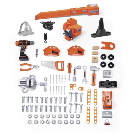 Slika Black&amp;Decker  radionica s građevinskim dizalom 360731 SMOBY 