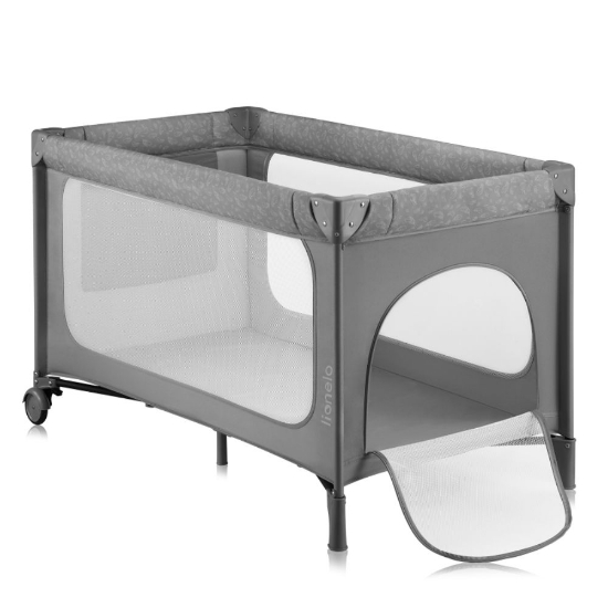 Slika Jasmin putni krevetić Easy Fold, Grey Stone  Lionelo 