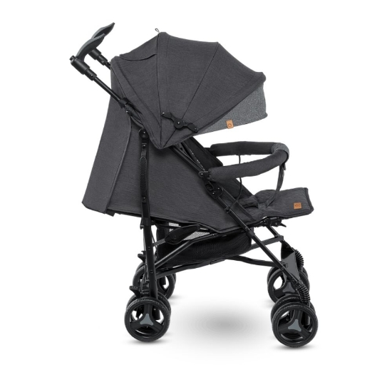 Slika Irma kišobran kolica, Black/Dark Grey Lionelo 