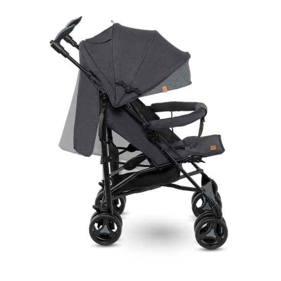 Slika Irma kišobran kolica, Black/Dark Grey Lionelo 