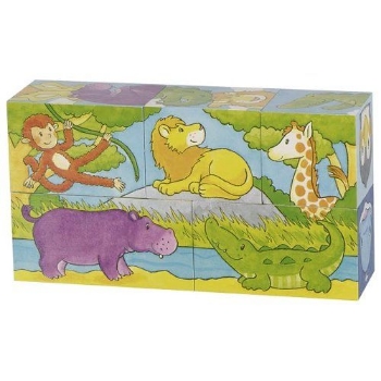Slika Puzzle-kocke Safari and Artic 57686 Goki 