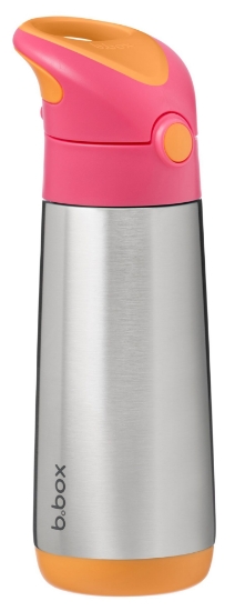 Slika Termo bočica sa slamkom, 500ml - strawberry shake b.box 