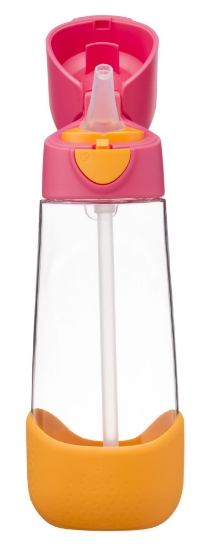 Slika Tritan™ bočica sa slamkom, 600ml - strawberry shake b.box 