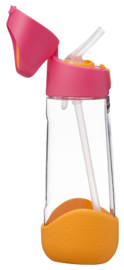 Slika Tritan™ bočica sa slamkom, 600ml - strawberry shake b.box 