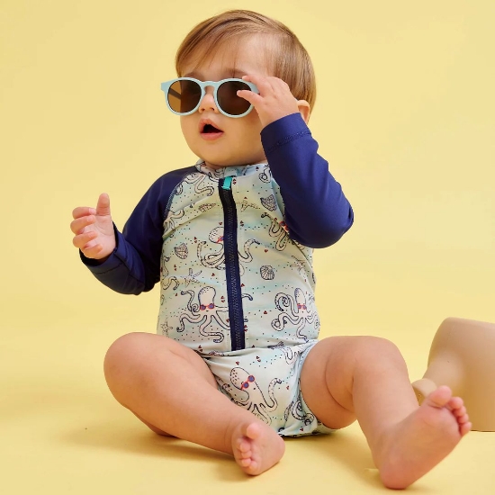 Slika Dječje sunčane naočale Keyhole,  Baby Blue, 0 - 2 - Babiators