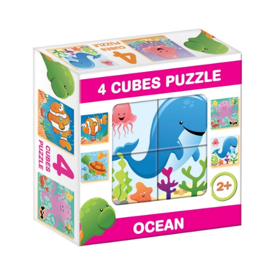 Slika Puzzle / slagalice set od 4 kocki