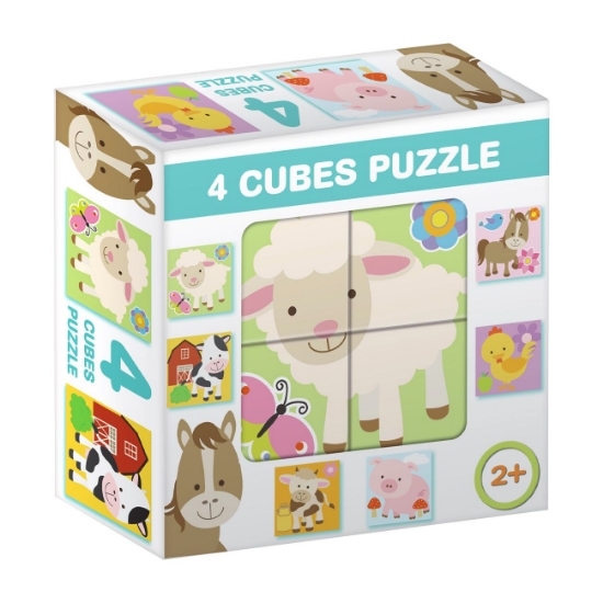 Slika Puzzle / slagalice set od 4 kocki