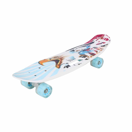 Slika Skateboard s LED kotačima i rukohvatom, sorto
