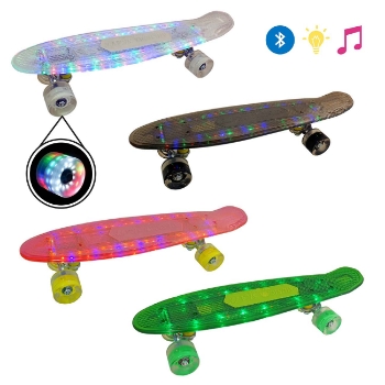 Slika Skateboard 3u1 bluetooth, muzika, LED