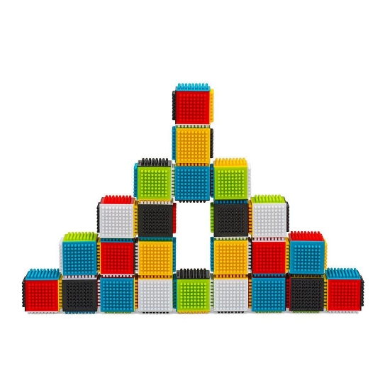 Slika Infantino kocke Press & Stay Sensory Blocks