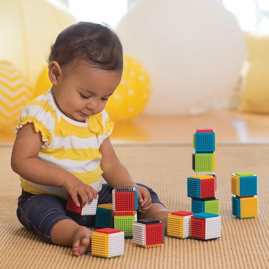 Slika Infantino kocke Press & Stay Sensory Blocks