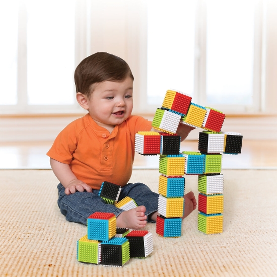 Slika Infantino kocke Press & Stay Sensory Blocks