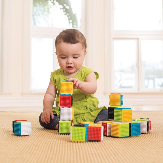 Slika Infantino kocke Press & Stay Sensory Blocks