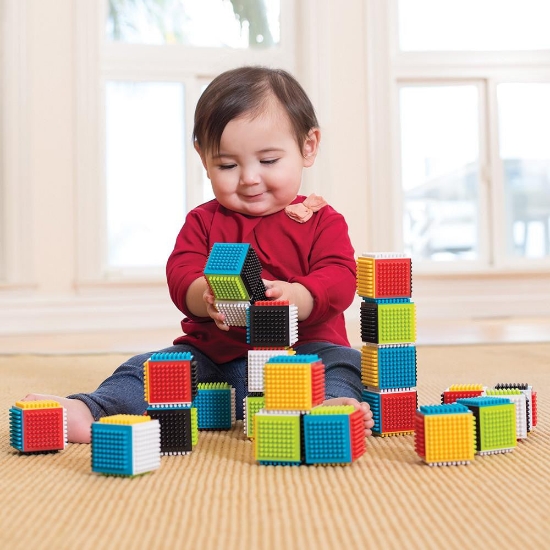 Slika Infantino kocke Press & Stay Sensory Blocks