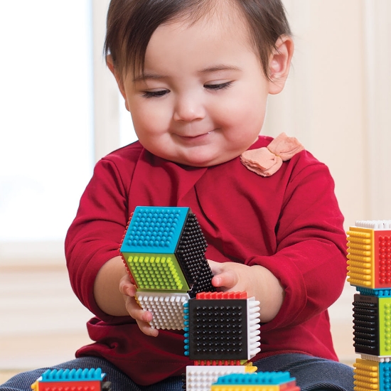 Slika Infantino kocke Press & Stay Sensory Blocks