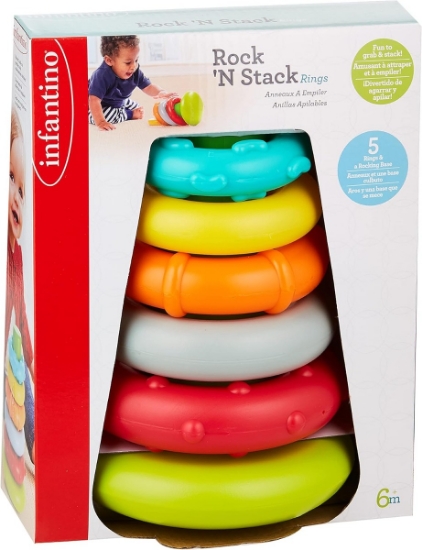 Slika Infantino igračka toranj za slaganje Rock 'N Stack