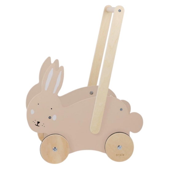 Slika Drvena kolica za igračke i trening hodanja mrs. rabbit trixie® 