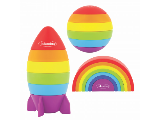 Slika Infantino igračka za slaganje Rainbow Playset