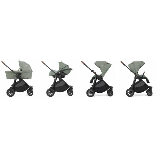 Slika 3u1 kolica Versatrax + košara Ramble XL + i-Snug 2 autosjedalica - Laurel Joie 