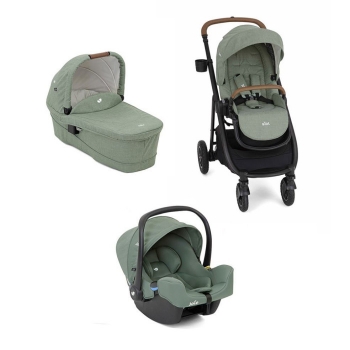 Slika 3u1 kolica Versatrax + košara Ramble XL + i-Snug 2 autosjedalica - Laurel Joie 