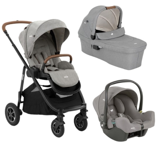 Slika Kolica 3u1 Versatrax + košara Ramble XL + i-Snug 2 autosjedalica - Pebble Joie 