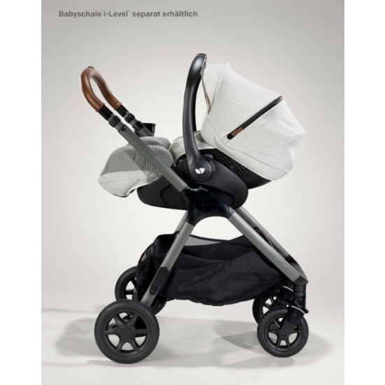 Slika Komplet 3u1 kolica Finiti + košara Ramble XL + autosjedalica i-Level Recline - Oyster Joie 