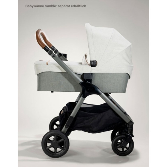 Slika Komplet 3u1 kolica Finiti + košara Ramble XL + autosjedalica i-Level Recline - Oyster Joie 