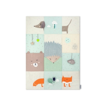 Slika Dvostrana podloga za igru i prekrivač 120x160 cm MoMi VOLPI 