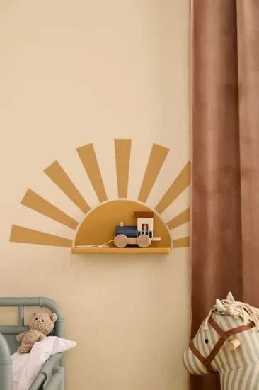 Slika Zidna polica, mustard STAR – Kid's Concept