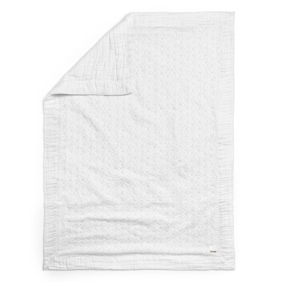 Slika Mekana pamučna dekica, Embroidery Anglaise - Elodie