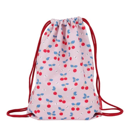 Slika Dječji sportski ruksak s vezicom, Cherries - A Little Lovely Company