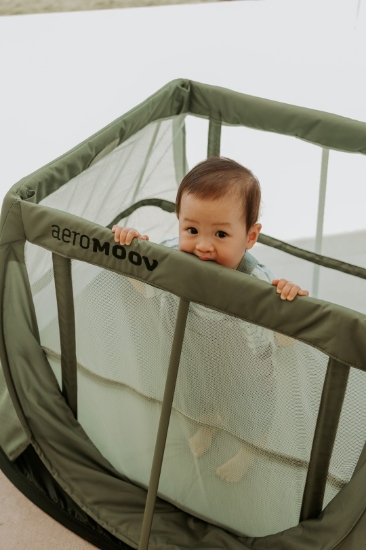 Slika Putni krevetić - Green Moss AeroMoov 