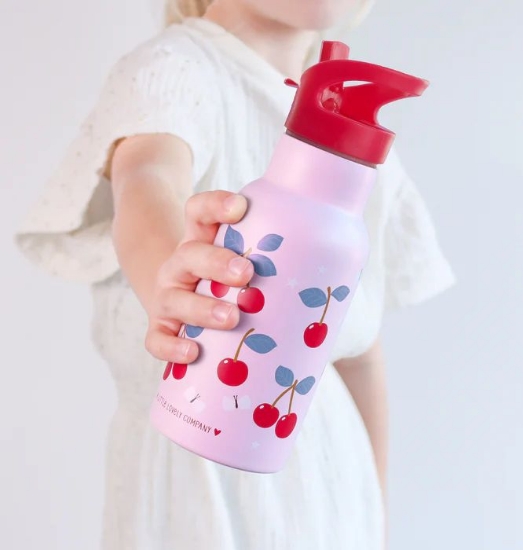 Slika Termo bočica 350ml, Cherries - A Little Lovely Company
