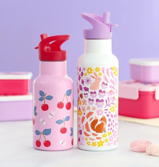 Slika Termo bočica 350ml, Cherries - A Little Lovely Company