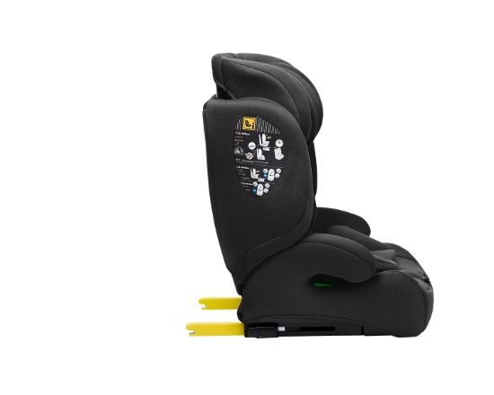 Slika Autosjedalica i-Bronn i-Size, Grupa 1, 2, 3 (9-36 kg) (76-150 cm) - Black Kikka Boo 