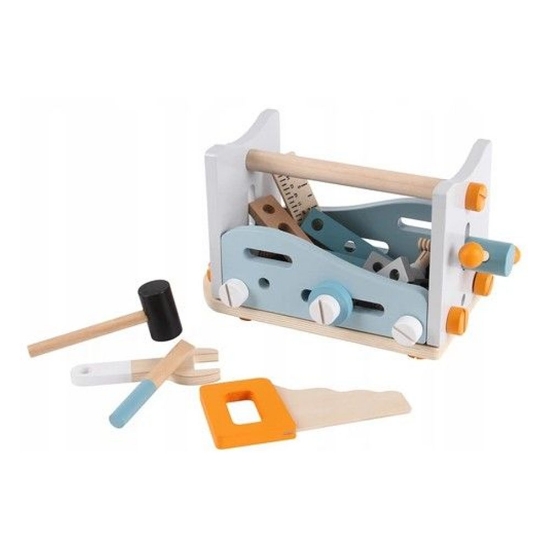 Slika Stol za igru Mali Majstor od 54 elementa Ecotoys 