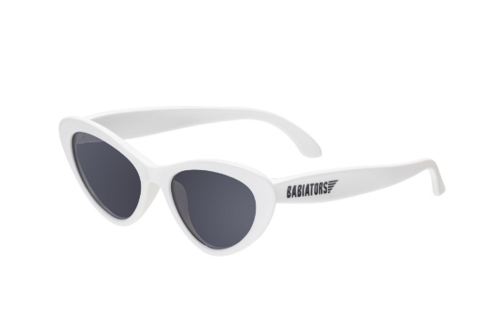 Slika Dječje sunčane naočale Cat-Eye, White - Babiators