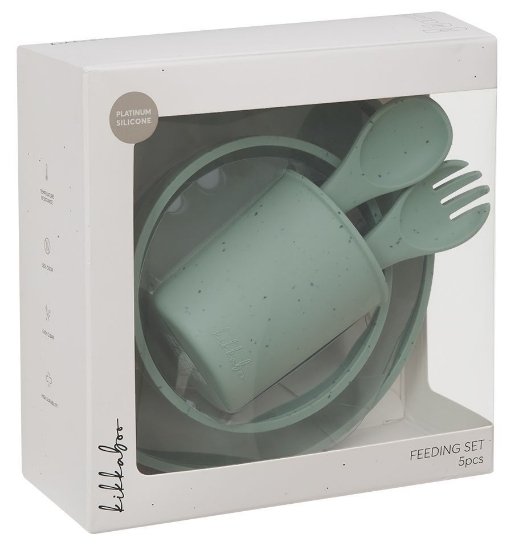 Slika Set za jelo 5 kom Silicone - Sage Kikka Boo 