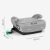 Slika Booster autosjedalica i-Go i-Size, Grupa 3 (22-36 kg) (125-150 cm) - Dark Grey Kikka Boo 