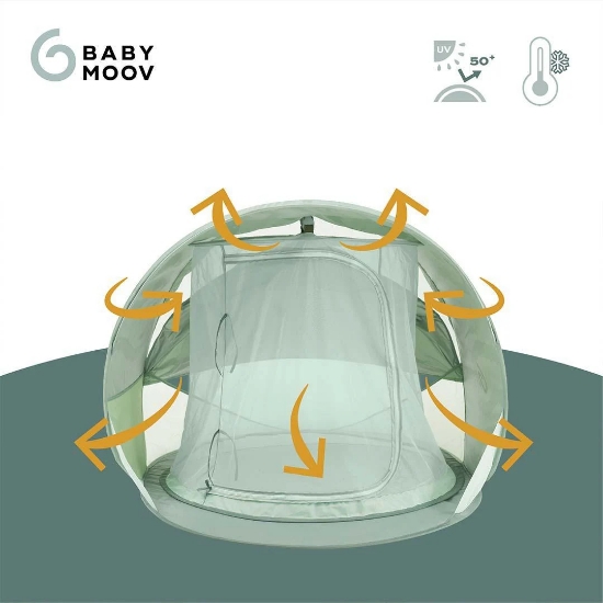 Slika Tenda s UV zaštitom Moov & Protect - Green Lagoon Baby Moov