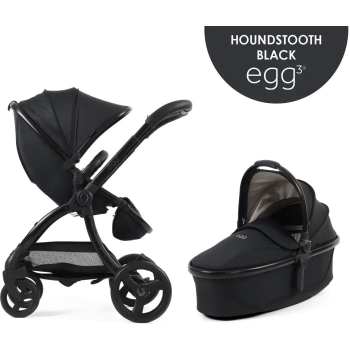 Slika Dječja kolica 2u1 - Special Edition Houndstooth Crna egg3® 