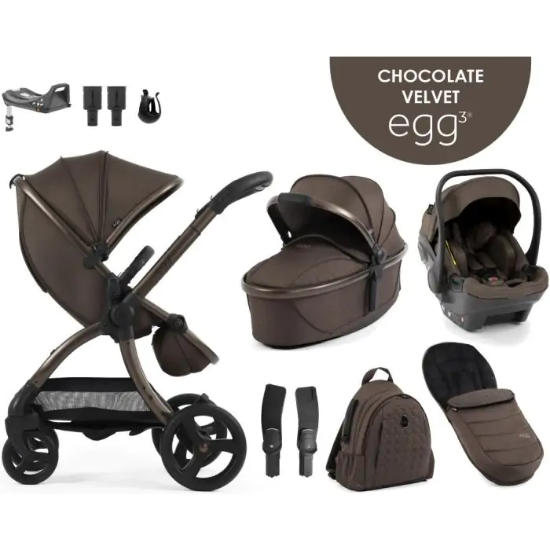 Slika Dječja kolica 9u1 - Chocolate velvet egg3®