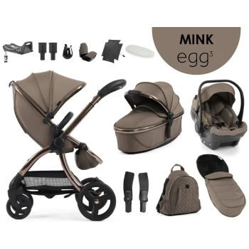 Prikažite detalje za Dječja kolica 12u1 - Mink egg3®  Slika Dječja kolica 12u1 - Mink egg3®